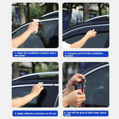 Window Visors Rain Guards for Lexus LS400 1997, Side Wind Deflectors Vent Shades Weather Shield Auto Ventshade in Saudi Arabia
