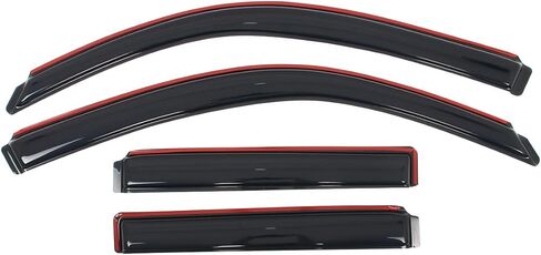in Channel Window Rain Guards, Compatible with 2003-2009 Toyota 4Runner, Slim in-Channel Style Smoke/Tinted Acrylic, 4PCS, Side Window Deflectors in Saudi Arabia