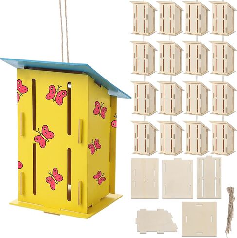 Fiwochic Butterfly House Kits for Kids, Makes 24 DIY Classroom Crafts Project and Learning Activities for Kids in Kuwait
