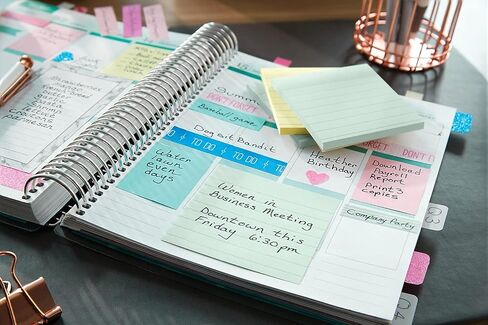 3M 653AST Post-It Note Pads, 1-1/2 x 2, Marseille Colors, 12 Pads/Pack in Kuwait