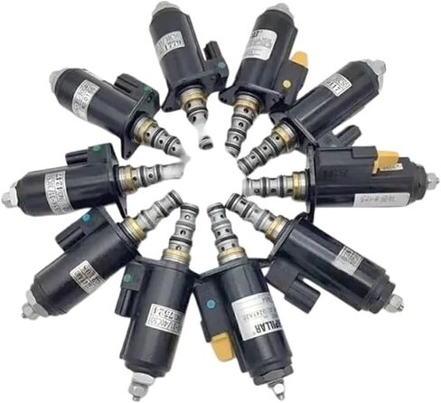 متوافق مع صمام الملف اللولبي للمضخة الهيدروليكية الرئيسية للحفارة SK200 SK250-6E YN35V00041F1 in Kuwait