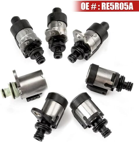 7 X RE5R05A Transmission Solenoid 02UP Compatible For Infiniti Hyundai Kia Compatible For Datsun 123929A 123933A 123934 31941-1FX02 in Kuwait