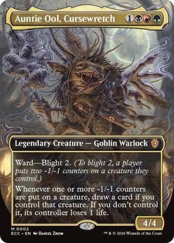 Auntie Ool, Cursewretch (Borderless) (Commander: Lorwyn Eclipsed) Foil in Kuwait