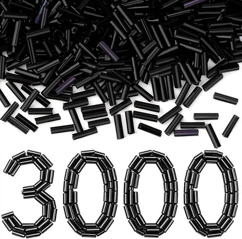 XIANNVXI 3000 قطعة العشب الأخضر الزجاج بوق الخرز الأخضر أنبوب الخرز 6 مللي متر طويل بوق حبة لصنع المجوهرات القرط أساور قلادة الخصر in Kuwait