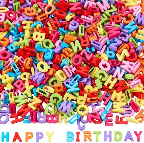 1 Box 80PCS Large Number Beads 3D Acrylic Numbers Shaped Big Hole Colorful Random Chunky Charms Loose Spacer Bead Bulk for Jewelry Making Bracelet Keychains Party Decoration DIY Crafts in Kuwait