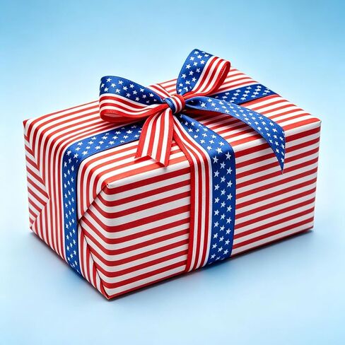 10 Yard 5/8 Inch Patriotic Ribbon,4th of July Ribbon,American Flag Ribbon (Stars&Stripes) in Saudi Arabia