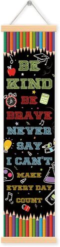 Welcome Back We Missed You So Much Porch Banner Vertical Door Banner for Classroom Teacher Welcome Decorations First Day of School Hanging Wall Backdrop School Party Decor for Indoor and Outdoor in Saudi Arabia