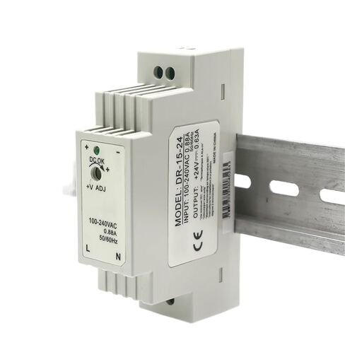 1pcs DC 12V 24V Switching Power Supply Rail Type Small Volume DR-15-0.63A 1.25A 5V 15V Transformer 15w(5V) in Kuwait