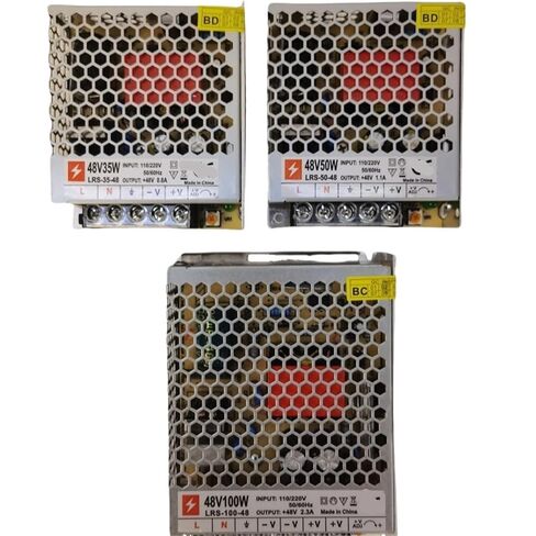 1pcs Switching Power Supply LRS Series 35W 50W 100W Single Output DC 48V AC 110/220V Transformer Industrial Power Adapter(48V35W) in Saudi Arabia