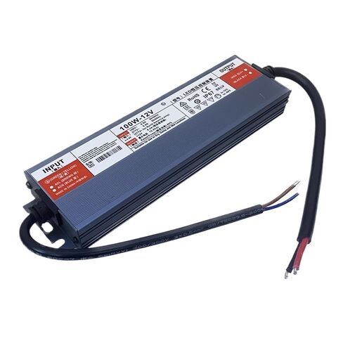 1pcs 100W IP67 LED Driver AC110V 220V to DC12V 8.3A Lighting for Outdoor Lamp Waterproof Power Supply 24V 4.1A(12V 100W) in Saudi Arabia