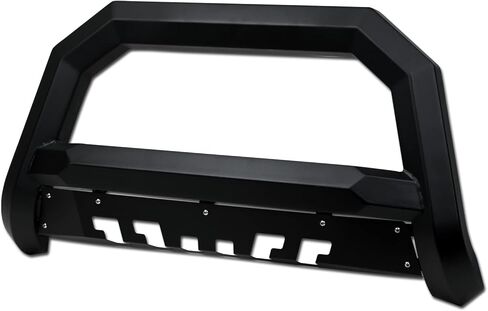 7422452940919 Compatible with 1997-2002 Ford Expedition / 1997-2003 F150 F250 / 2004 Heritage / 1998-2002 Lincoln Navigator Matte Black AVT Style Angular Bull Bar Guard with Skid Plate in Kuwait