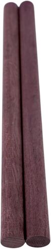 Purpleheart Wooden Dowel Rods - 3/4 x 12 Inch (Pack of 2) - Kiln-Dried Unfinished Natural Hardwood Dowels for Crafts and Woodworking in Saudi Arabia