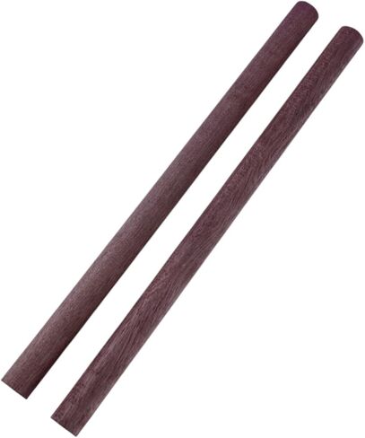 Purpleheart Wooden Dowel Rods - 3/4 x 12 Inch (Pack of 2) - Kiln-Dried Unfinished Natural Hardwood Dowels for Crafts and Woodworking in Saudi Arabia