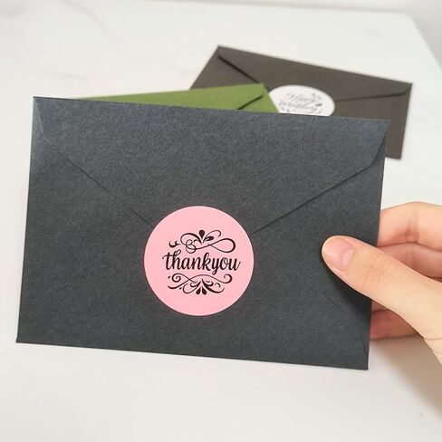 500 2-inch Round Thermal Labels - Waterproof, Smudge-Resistant Stickers for Jars, Bottles, fragrances, and Commercial uses Tear-Resistant - Compatible with Thermal Printers (Pink, 2") in Saudi Arabia
