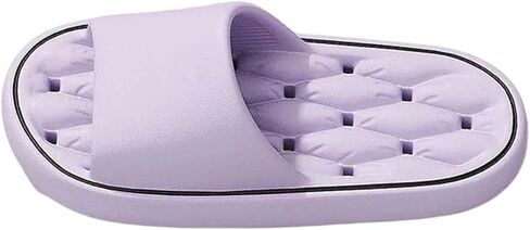 Women's Quick-Dry Shower Slippers - Anti-Slip Bathroom Slippers Purple in Saudi Arabia