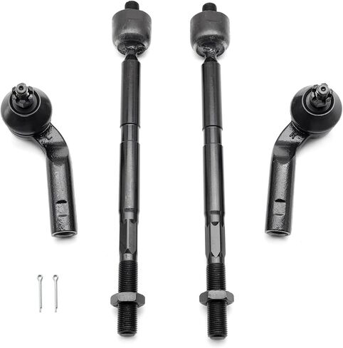 مجموعة قضبان ربط أمامية داخلية وخارجية من 4 قطع تناسب Ford 13-18 C-Max، 13-19 Escape، 2014-2018 Transit Connect، 2012-2018 Focus، لسيارة Lincoln 15-19 MKC يستبدل EV800898 ES800954 ES800955 in Kuwait