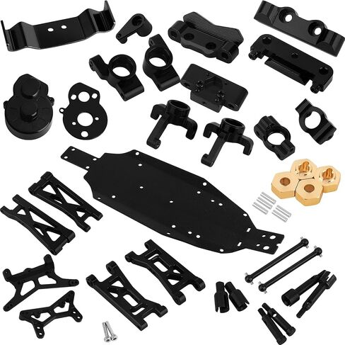 16 مجموعة من أجزاء ترقية الهيكل المعدني لـ 1/24 1/28 Buggy Losi Micro-B/Micro-T (أرجواني) in Kuwait