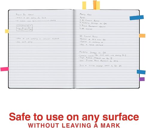 Staples Page Flags, 0.5", Assorted Colors, 500 Flags – Sticky Index Tabs for Marking, Highlighting & Organization in Kuwait