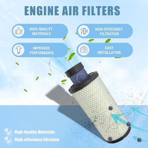 Air Filter P828889 P829333 Compatible with Donaldson John Deere Caterpillar Cat Backhoe Wix Case and Baldwin AT171853 AT171854 110-6326 110-6331 46562 46569 222421A1 222422A1 RS3544 RS3545 in Saudi Arabia