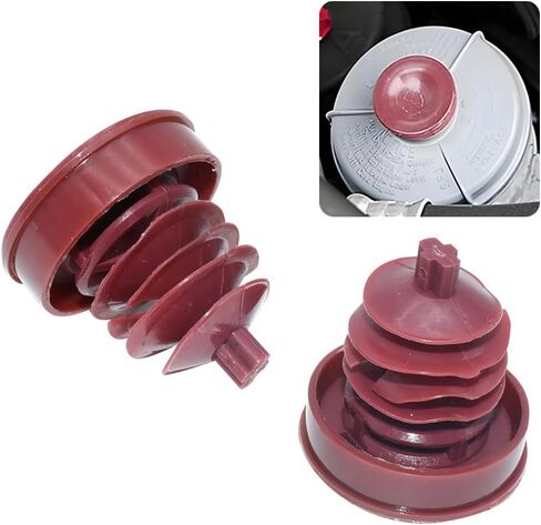 2PCS Car Hydraulic Power Steering Pump, Power Steering Fluid Pump Reservoir Cap Plug Cover Replaces 53697-SB3-952, Compatible with Odyssey Pilot Prelude Ridgeline CL MDX in Saudi Arabia