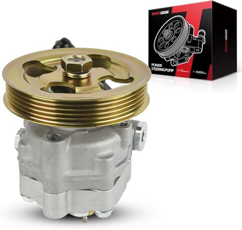 Torchbeam 21-5728 Power Steering Pump for 1986-1994 D21 2.4L, 1995-1996 Pickup 2.4L(Before 01/1996), 1989-1990 240SX, 1987-1988 Pathfinder 2.4L, OE Replace 215728, 4911086G00, 4911001G10, 4911040F00 in Kuwait