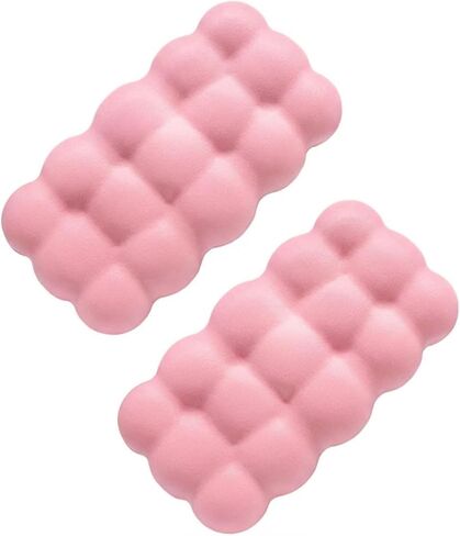 2PCS Cloud Shape Car Knee Cushion Pads, Soft Memory Foam Auto Center Console Support Mat for Knee Leg Elbow, Comfortable Vehicle Interior Armrest Pad Protector for Most Cars (Pink) in Saudi Arabia
