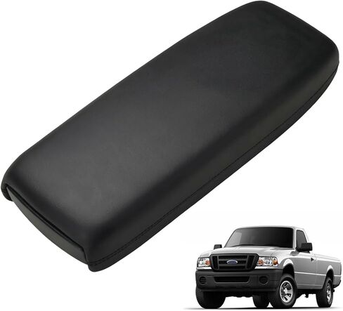 غطاء وحدة التحكم متوافق مع Ford Ranger 2004-2011 غطاء مسند ذراع وحدة التحكم المركزية غطاء أسود يحل محل 3L5Z-10644A22-AAC in Kuwait