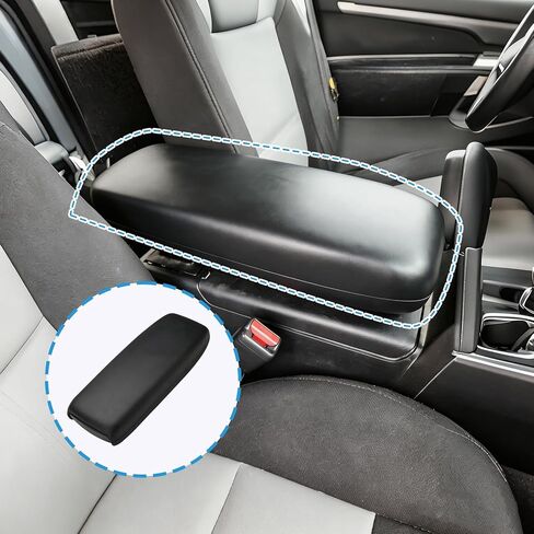 غطاء وحدة التحكم متوافق مع Ford Ranger 2004-2011 غطاء مسند ذراع وحدة التحكم المركزية غطاء أسود يحل محل 3L5Z-10644A22-AAC in Kuwait