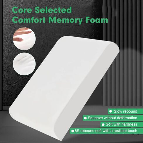 Car Armrest Box Booster Pad, Memory Foam Leather Car Armrest Cover, 3D Diamond Lattice Non-slip Center Console Cushion, Universal for Most Cars (Black) in Saudi Arabia