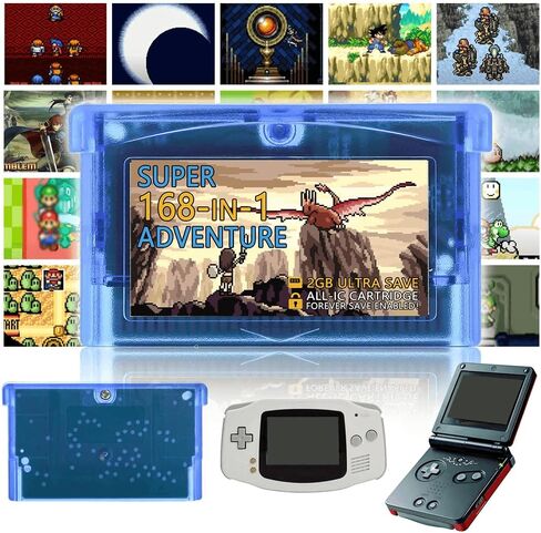 Super GBA Flash Memory Card, Retro Game Card Compatible with GBA/GBA SP in Saudi Arabia