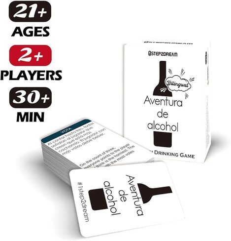 1step2ream Spanish Party Card Game | Interesting Bilingual Board Game at Night in Kuwait