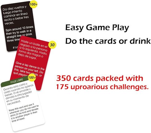 1step2ream Spanish Party Card Game | Interesting Bilingual Board Game at Night in Kuwait