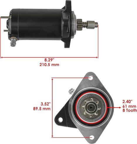 Caltric Starter Compatible With Sea-Doo 787 Rfi Rotax Engine 2 Stroke 782Cc 1999 2000 2001 2002 2003 2004 2005 in Kuwait