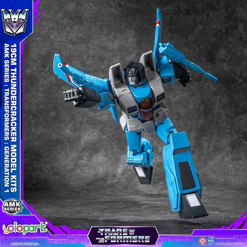 YOLOPARK Thundercracker & Skywarp Transformer Toys 2-Pack AMK Series Transformers G1 Action Figures,7.48 Inch Highly Articulated Decepticon Model Kit for for Ages 15 and Up,No Converting in Saudi Arabia