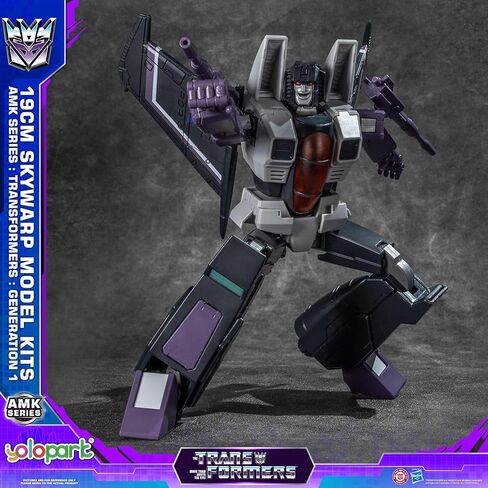 YOLOPARK Thundercracker & Skywarp Transformer Toys 2-Pack AMK Series Transformers G1 Action Figures,7.48 Inch Highly Articulated Decepticon Model Kit for for Ages 15 and Up,No Converting in Saudi Arabia