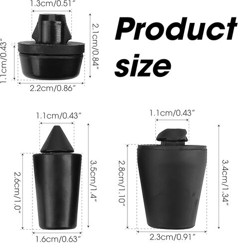 3 Pcs Car Door Shock Absorber Rear Back Rubber Stop Cushion Clip 90541-09108 for Toyota RAV4 2001-2014 2009-2012 67282-0R020 67293-0R020 in Kuwait