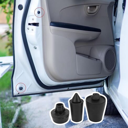 3 Pcs Car Door Shock Absorber Rear Back Rubber Stop Cushion Clip 90541-09108 for Toyota RAV4 2001-2014 2009-2012 67282-0R020 67293-0R020 in Kuwait
