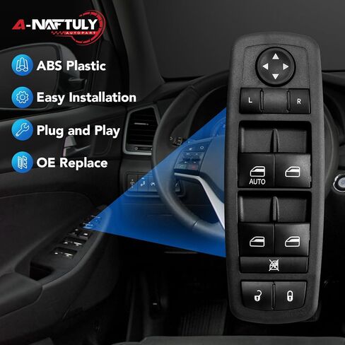 Master Power Window Switch 8+13 Pins, Replacement for 2011-2016 Dodge Journey, Window Control Switch Driver Side 68084001AD, 68084001AC, 68084001AB in Kuwait