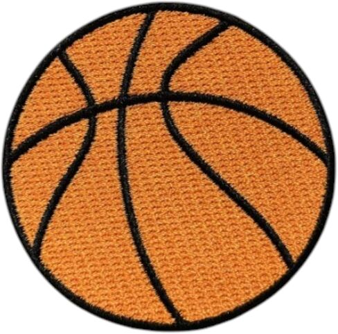 Basketball Ball Iron On Patch – Sports Basketball Emblem, DIY Sew-On Patch for Jackets, Hats, Bags, and Athletic Apparel in Kuwait
