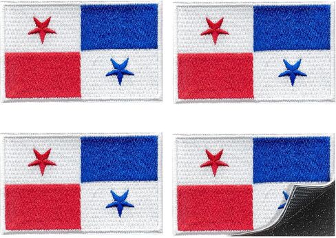 4-Pack Brazil Flag Embroidered Patches Tactical Morale Patch with Hook and Loop Fastener, Brazilian Flag Patch for Soccer Fan Cheering Gear, Backpacks, Jackets, Vests, Hats, 3x2 Inches in Kuwait