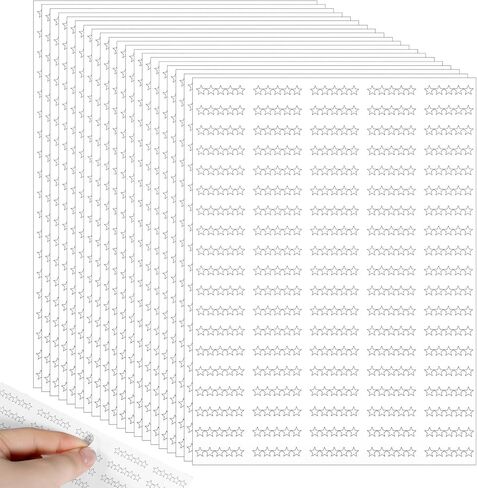 1900Pcs Book Review Stickers Self Stick Star Book Rating Stickers Reading Books Journal Sticker for Bookish Lovers Students and Reading Enthusiasts Gifts in Saudi Arabia