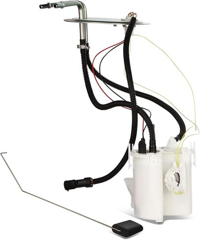 Auto Dynasty [Non California Emission] E2245M Front Electric Fuel Pump Assembly Module Compatible with Ford F-250 F-350 Super Duty 5.4L 6.8L Gasoline 1999-2004, 12V, White in Kuwait
