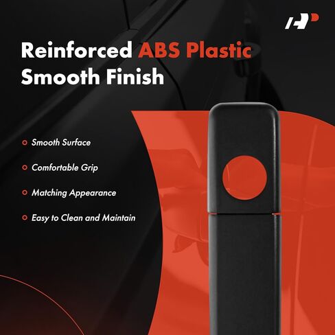 A-Premium Front Left Driver Side Exterior Door Handle Compatible with Kia Soul 2014-2019, Hatchback, Without Keyless System, Primed Black, Replace# 82651-B2010, 82652-B2010 in Kuwait