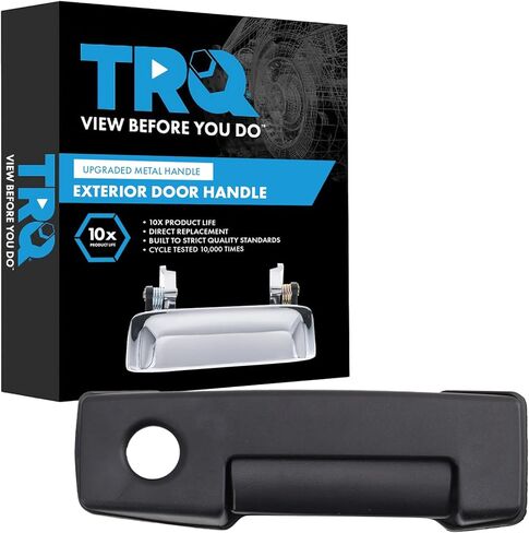 TRQ Right Side Sliding Door Exterior Door Handle Textured Black Compatible with 2015-2018 Chevrolet City Express 2013-2021 Nissan NV200 in Kuwait