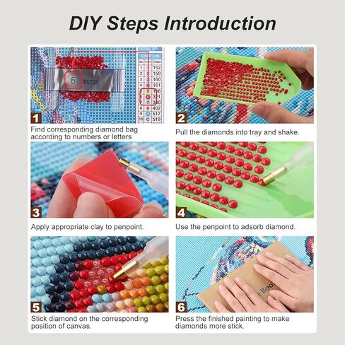 FHBUBPUP Cat Diamond Art Kits for Adults - Diamond Painting Kits for Beginners, DIY ﻿Round Full Drill Diamond Dot Gem Art Crafts Home Wall Decor Gift 12×12Inch in Kuwait