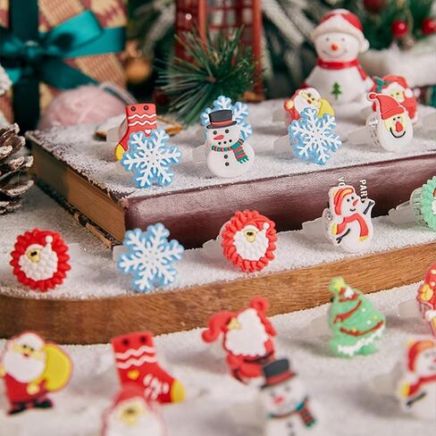 Christmas Party Favors Light Up Rings 50Pcs Glow in the Dark Party Supplies Finger Rings Decoration for Kids Adults in Saudi Arabia