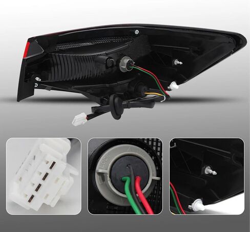 Driver Outer Side Tail Light Assembly Compatible with 2020-2023 Nissan Sentra,Halogen Taillights Brake Lamp Replacement Rear Left Outer Side NI2804121 265556LB0A in Kuwait