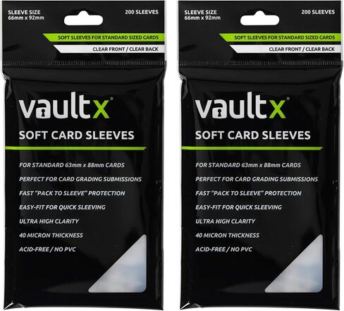 Vault X 12 XL Pocket Exo-Tec Zip Binder Black + 400 Penny Sleeves Gift Bundle in Kuwait