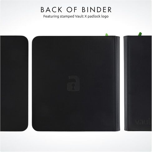 Vault X 12 XL Pocket Exo-Tec Zip Binder Black + 400 Penny Sleeves Gift Bundle in Kuwait