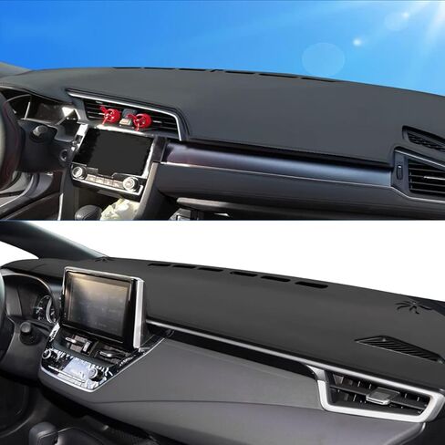 KAITIAN Leather Dash Cover Dashboard Cover Dash Mat Dash Carpet Non-Slip Compatible for Hyundai Palisade 2020 2021 2022 2023 2024 2025 2026 Dash Cover Mat in Saudi Arabia
